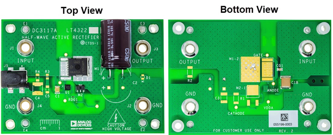Plan mécanique - Analog Devices Inc. Circuits de démonstration LT4322 DC3117A/DC3137A 