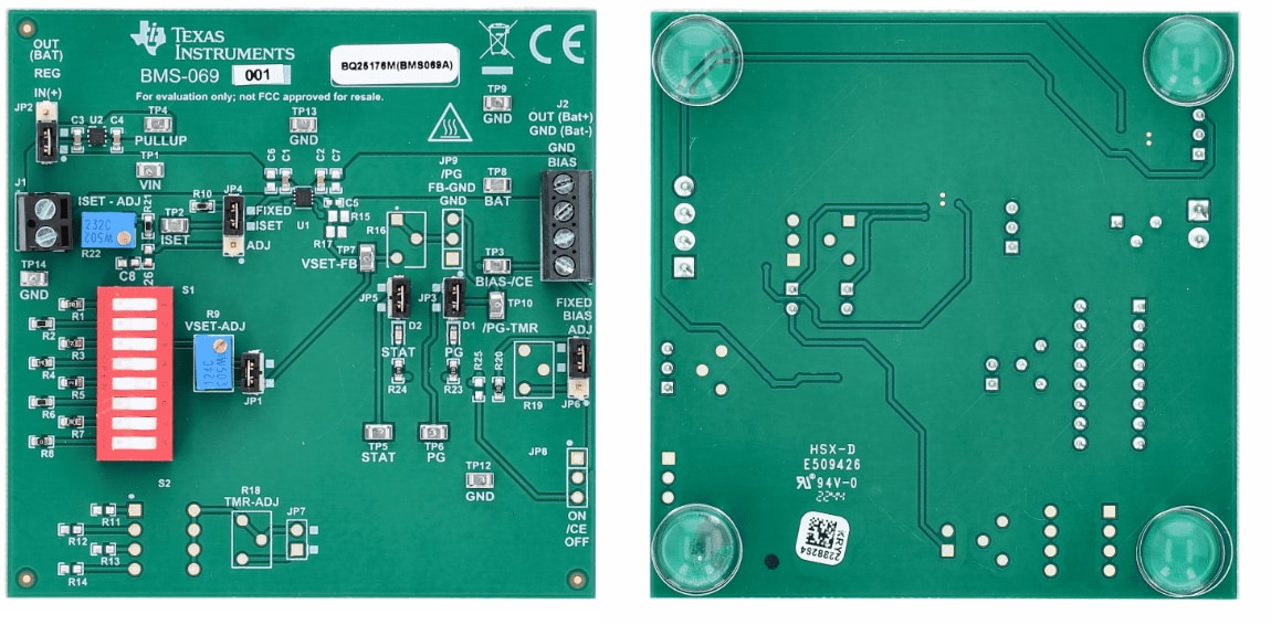 Circuit de localisation - Texas Instruments Module d'évaluation BQ25176MEVM