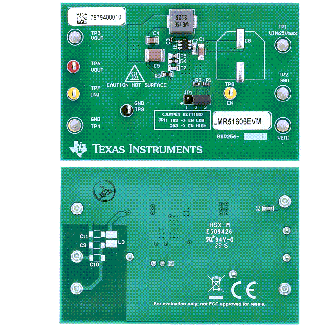 Circuit de localisation - Texas Instruments Module d'évaluation LMR51606EVM