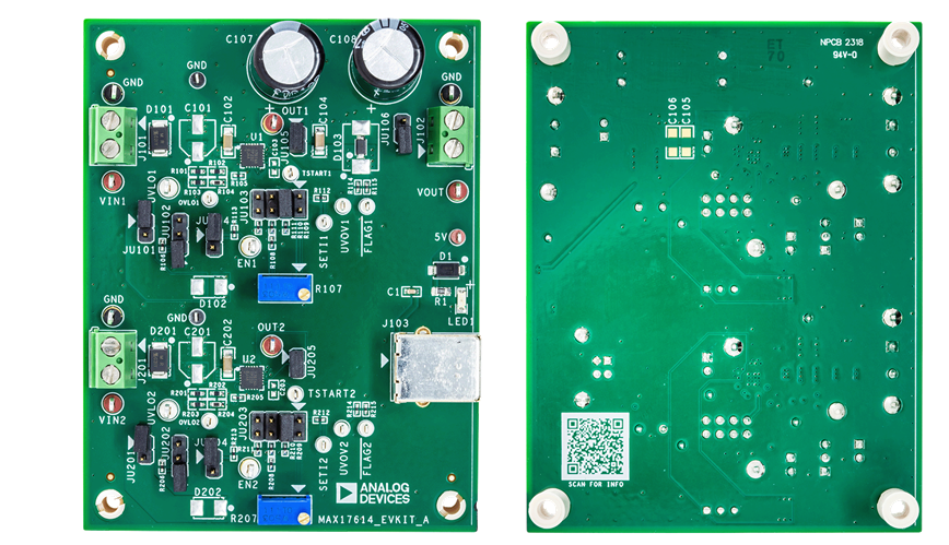 Analog Devices / Maxim Integrated  kit d'évaluation MAX17614EVKIT 
