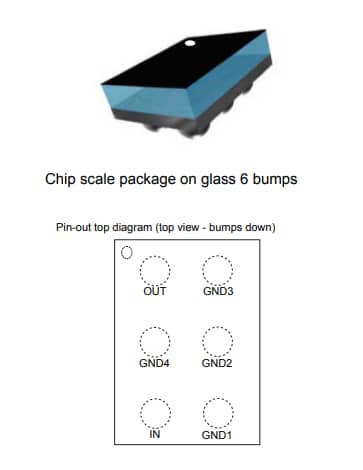 STMicroelectronics Filtre passe-bas 2,4 GHz MLPF-WB-01D3