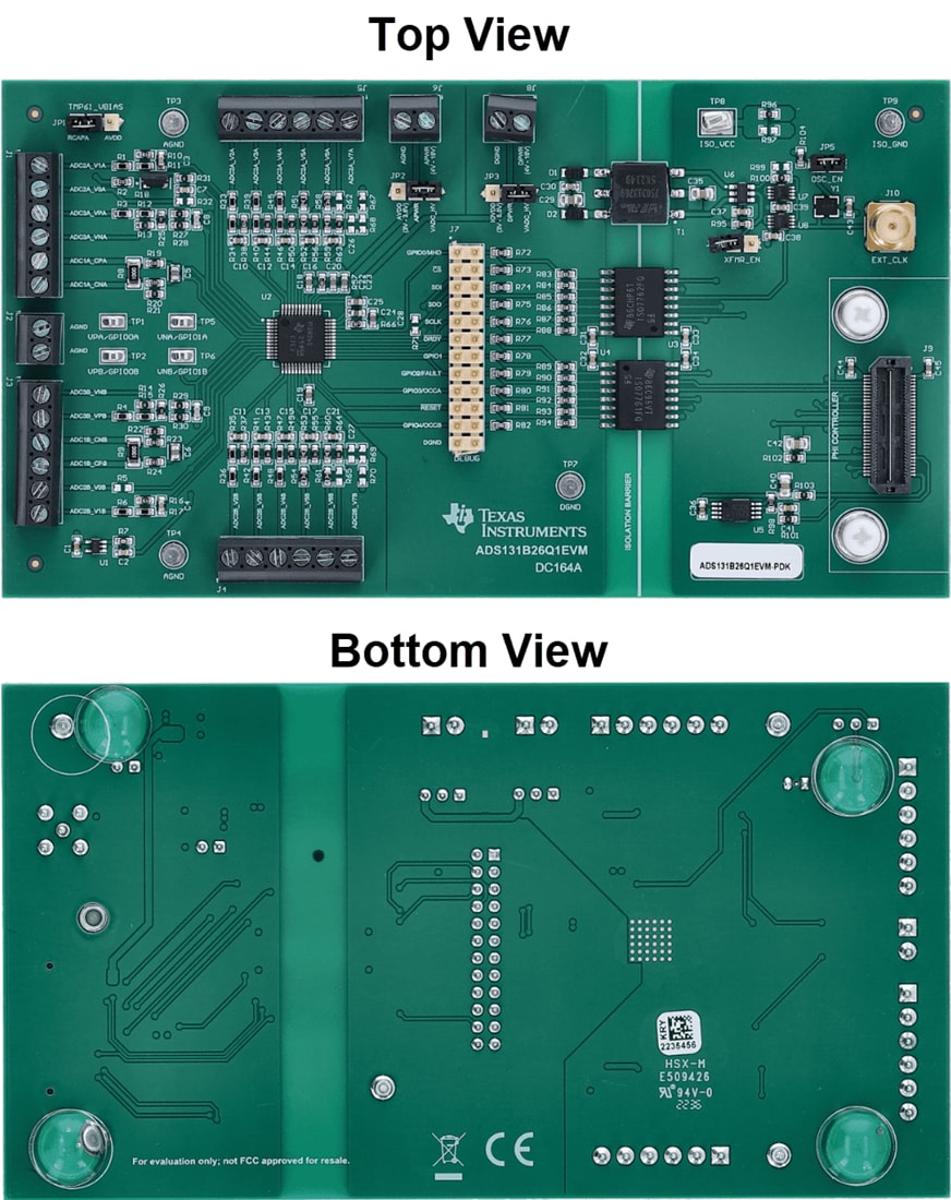 Plan mécanique - Texas Instruments Module d'évaluation de CAN ADS131B26Q1EVM-PDK