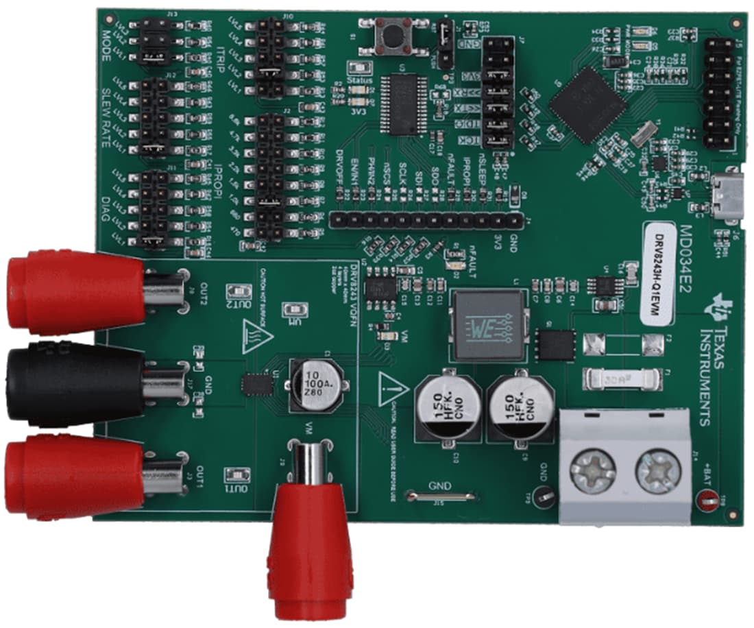 Plan mécanique - Texas Instruments Module d'évaluation (EVM) de pilote DRV8243H-Q1EVM