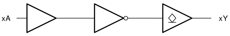 Schéma de principe - Texas Instruments Convertisseur hexagonal à drain ouvert SN74LV6T06/SN74LV6T06-Q1 -  TI | Mouser