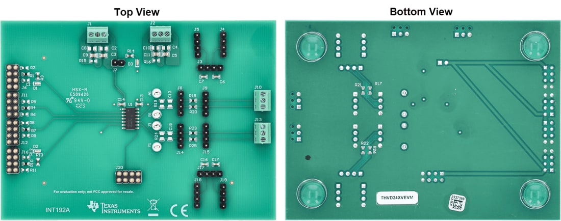 Plan mécanique - Texas Instruments Module d'évaluation (EVM) d'émetteur-récepteur THVD24X2VEVM