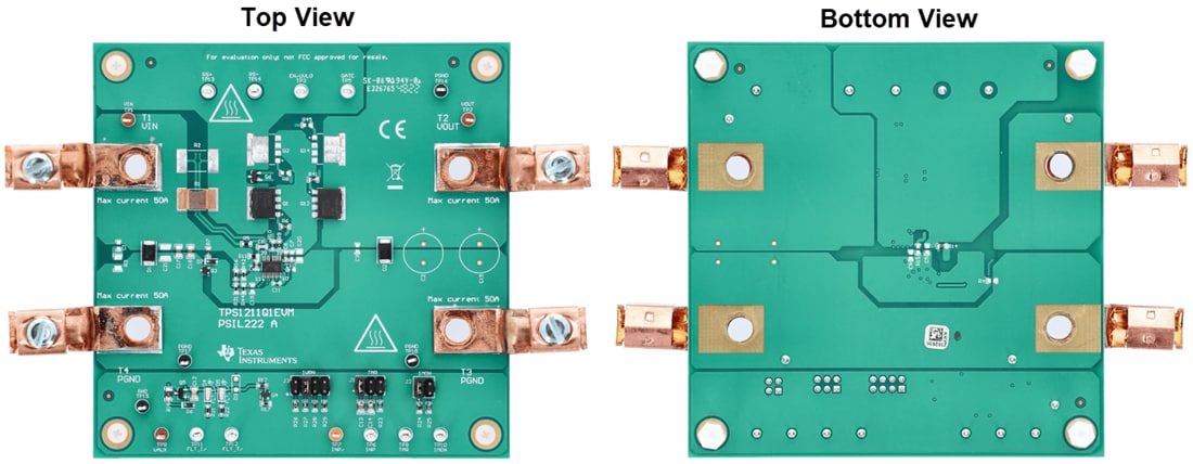 Plan mécanique - Texas Instruments Module d'évaluation de pilote (EVM) TPS1211Q1EVM