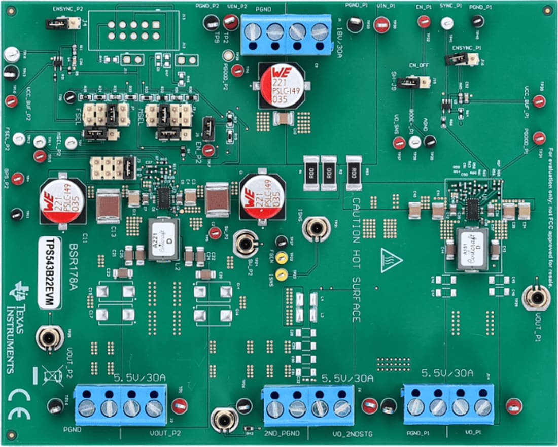 Plan mécanique - Texas Instruments Module d'évaluation (EVM) de convertisseur TPS543B22EVM