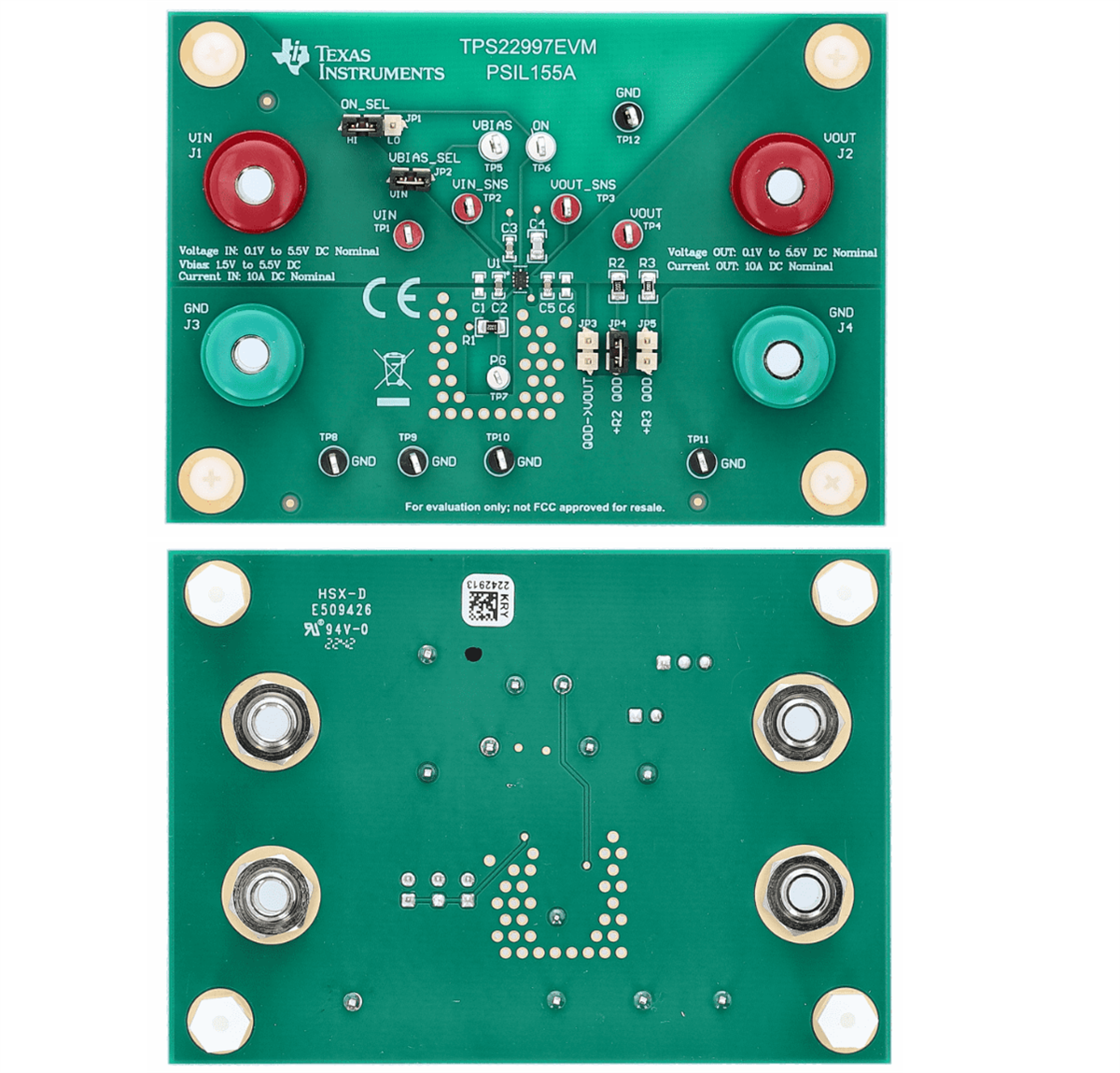 Texas Instruments Module d'évaluation TPS22997EVM