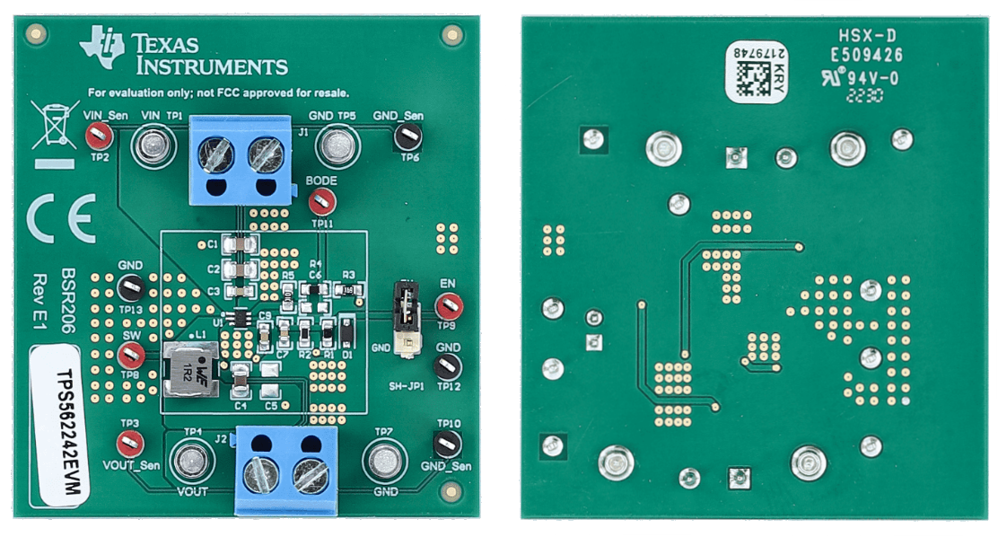 Circuit de localisation - Texas Instruments Module d'évaluation TPS562242EVM