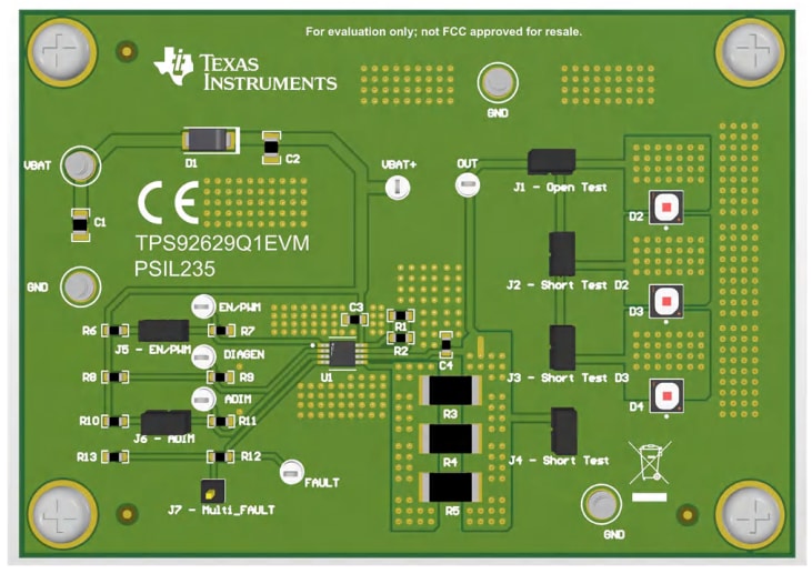 Texas Instruments Module d'évaluation TPS92629Q1EVM