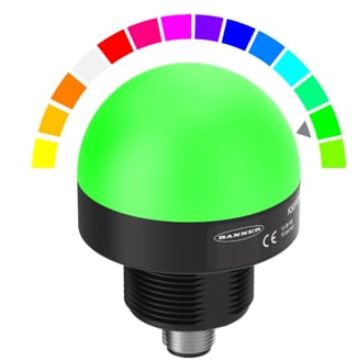 Graphique - Banner Engineering Indicateur multicolore programmable K50 Pro 50 mm