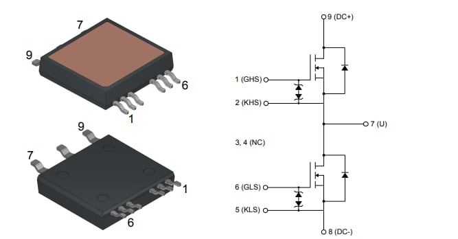 Circuit de localisation - STMicroelectronics MOSFET de puissance SH63N65DM6AG 