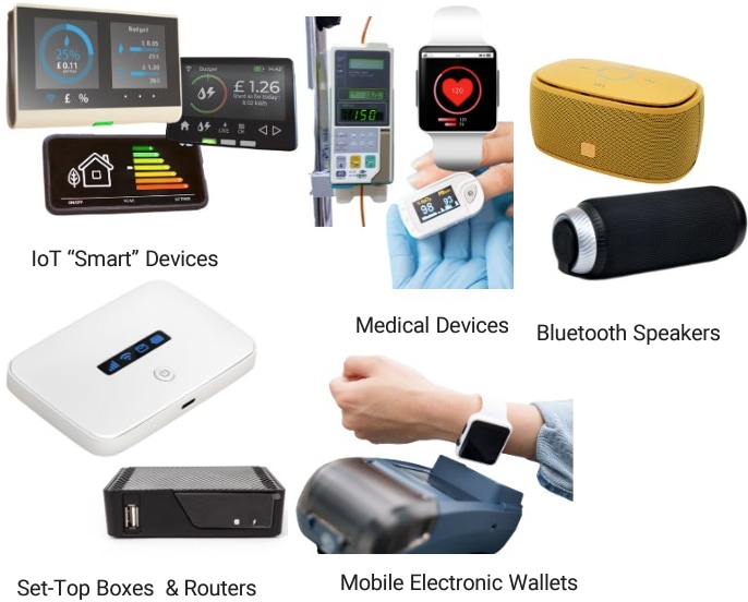 Amphenol RF Antennes internes à puce intégrée