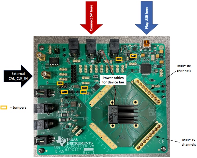 Texas Instruments Module d'évaluation DS560DF810EVM