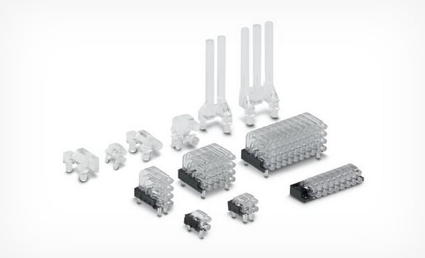 Graphique - Phoenix Contact Guides optiques LC HS pour boîtiers