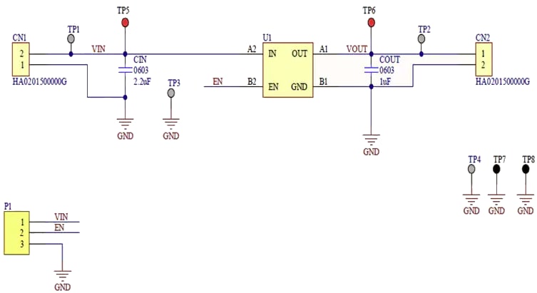 Schematic - Kinetic Technologies KTS1601 Evaluation Kit