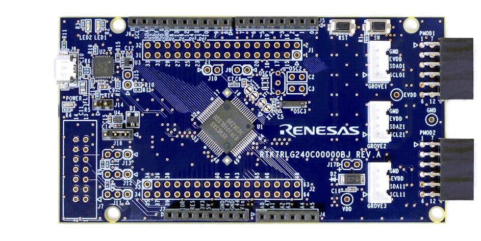 Renesas Electronics Carte de prototypage rapide RL78/G24