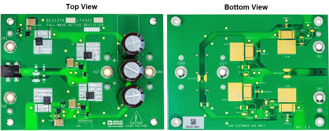 Plan mécanique - Analog Devices Inc. Circuits de démonstration LT4322 DC3117A/DC3137A 
