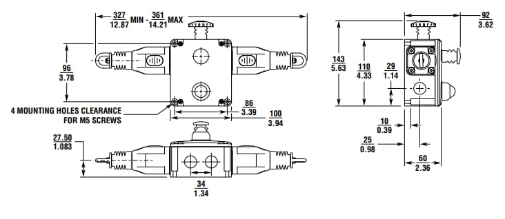 Omron Industrial Automation Interrupteurs à arrêt d'urgence à câble compacts ER1032
