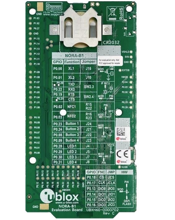 u-blox Kits d'évaluation EVK-NORA-B12x