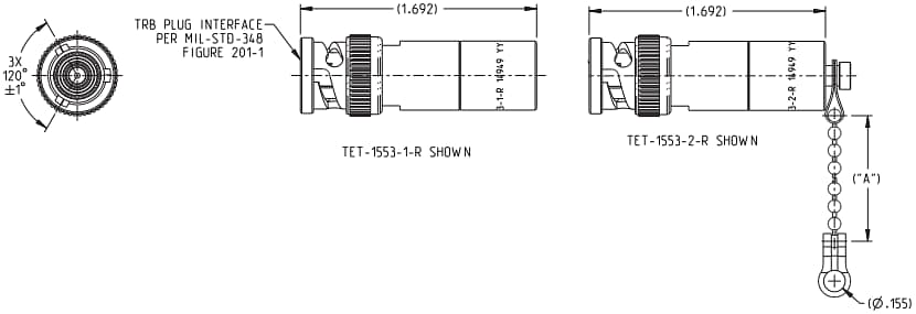 Trompeter / Cinch Connectivity Solutions Terminaisons MIL-STD-1553B