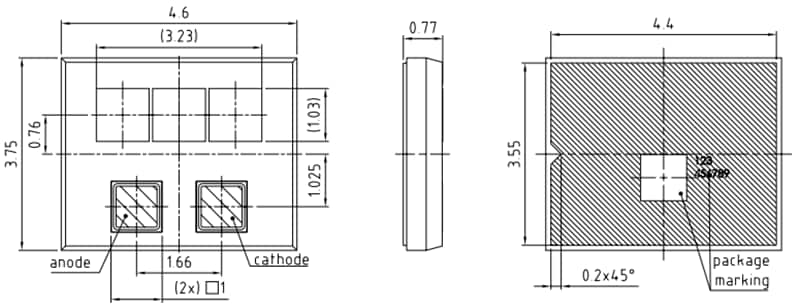 ams OSRAM KW2 C2LNL3.TK et KW3 C3LNL3.TK OSLON® PL
