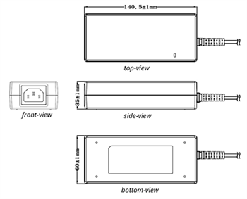 Plan mécanique - CUI Inc Adaptateurs SDI120B pour plate-forme fixe