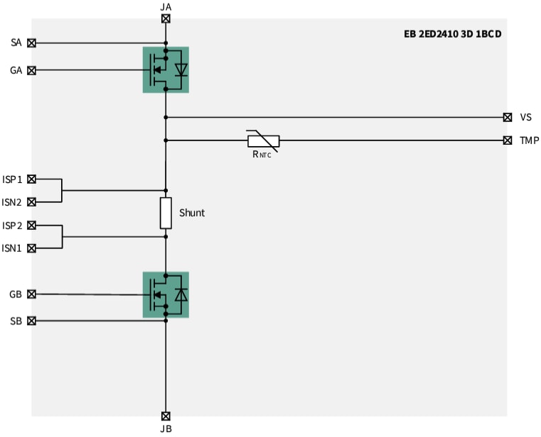 Infineon Technologies Cartes EB 2ED2410 3D/3M