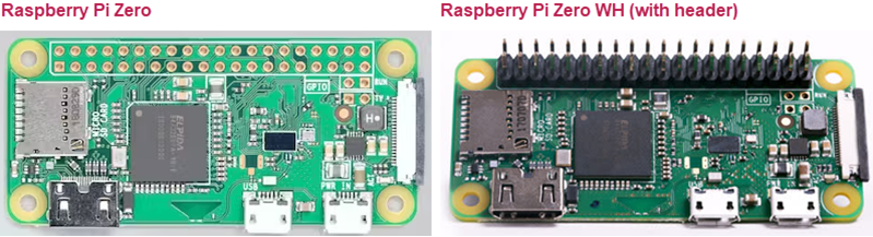 Raspberry Pi Zero W et Zero WH