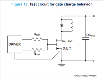 Schéma du circuit d'application - STMicroelectronics Transistors PowerGaN en mode E SGT65R65AL