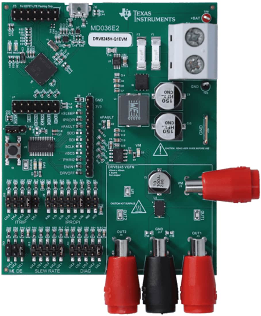 Plan mécanique - Texas Instruments Module d'évaluation (EVM) du pilote DRV8245H-Q1EVM