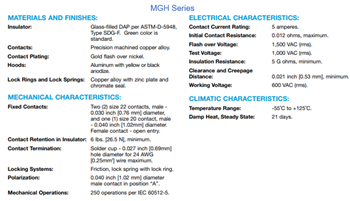Positronic Connecteurs circulaires hexagonaux
