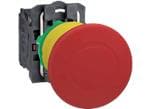 Schneider Electric Boutons d'arrêt d'urgence Harmony XB4 et XB5 push-pull