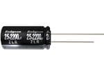 ZLR Radial-Leaded Aluminum Electrolytic Capacitors
