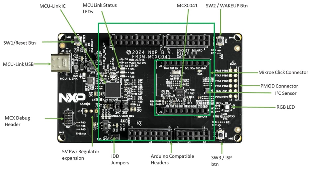 NXP Semiconductors Carte de développement FRDM-MCXC041