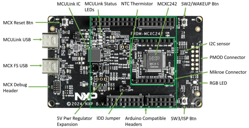 NXP Semiconductors Carte de développement FRDM-MCXC242
