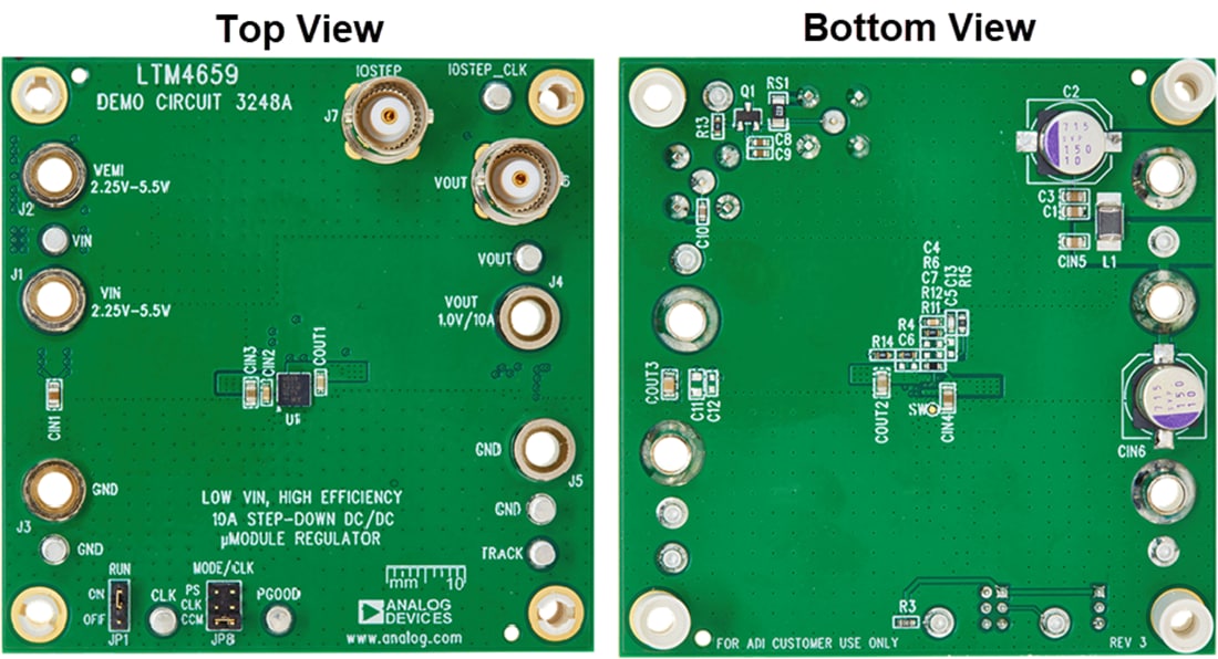 Plan mécanique - Analog Devices Inc. Carte d'évaluation DC3248A pour LTM4659