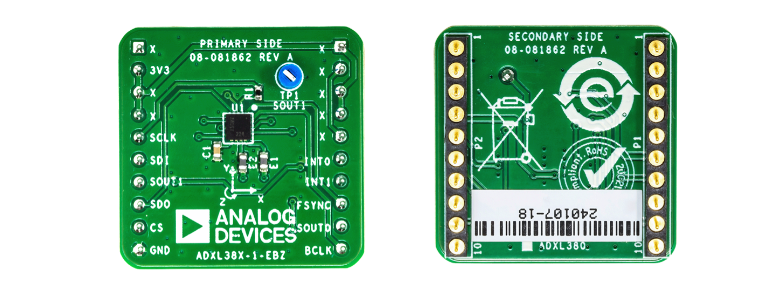 Analog Devices Inc. Carte d'évaluation EVAL-ADXL382-BB-2Z