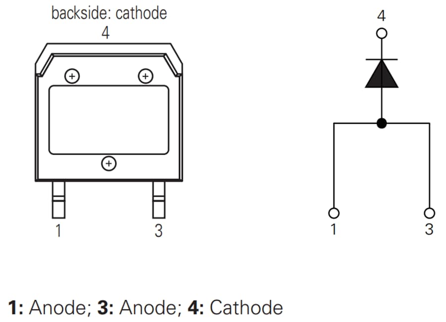 Graphique - IXYS Diode DSEP60-06AZ à récupération rapide 60 A et 600 V