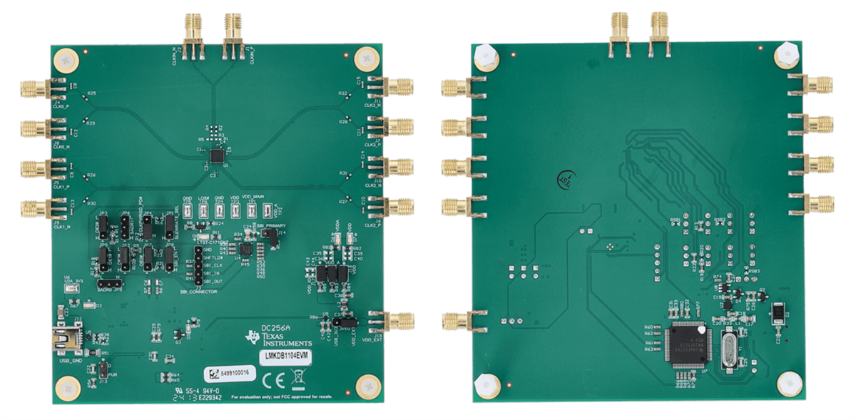 Texas Instruments Module d'évaluation LMKDB1104EVM
