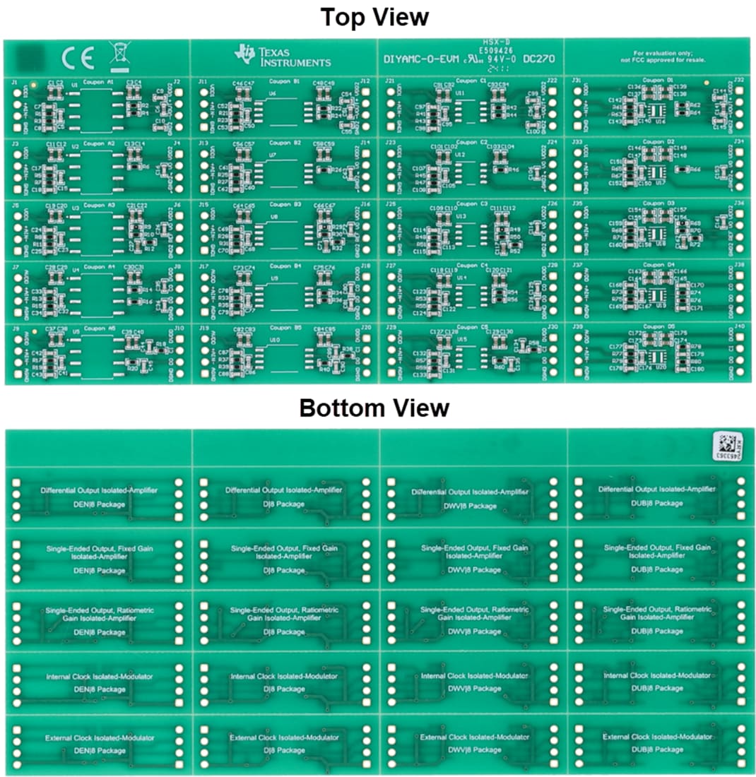 Plan mécanique - Texas Instruments Module d'évaluation (EVM) DIYAMC-0-EVM