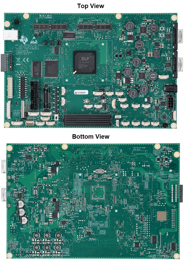 Plan mécanique - Texas Instruments Module d'évaluation (EVM) du contrôleur DLPC4430EVM
