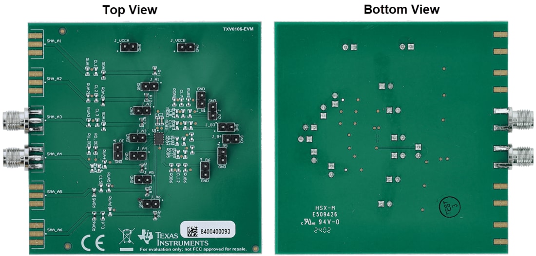 Plan mécanique - Texas Instruments Module d'évaluation (EVM) TXV010xEVM
