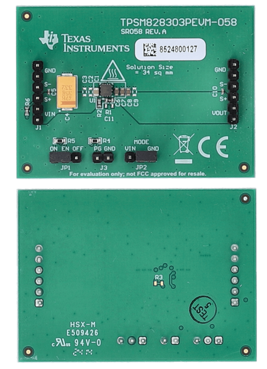 Texas Instruments Module d'évaluation TPSM828303PEVM-058