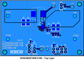 Diodes Incorporated Carte d'évaluation AP66300Q