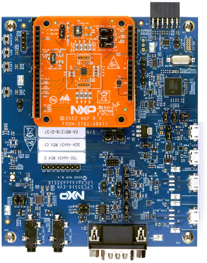 Plan mécanique - NXP Semiconductors Capteur FXLS8971 - Cartes de développement de la boîte à outils