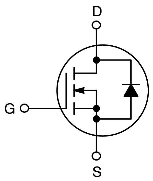 Schéma du circuit d'application - onsemi MOSFET au carbure de silicium (SiC) NVHL025N065SC1