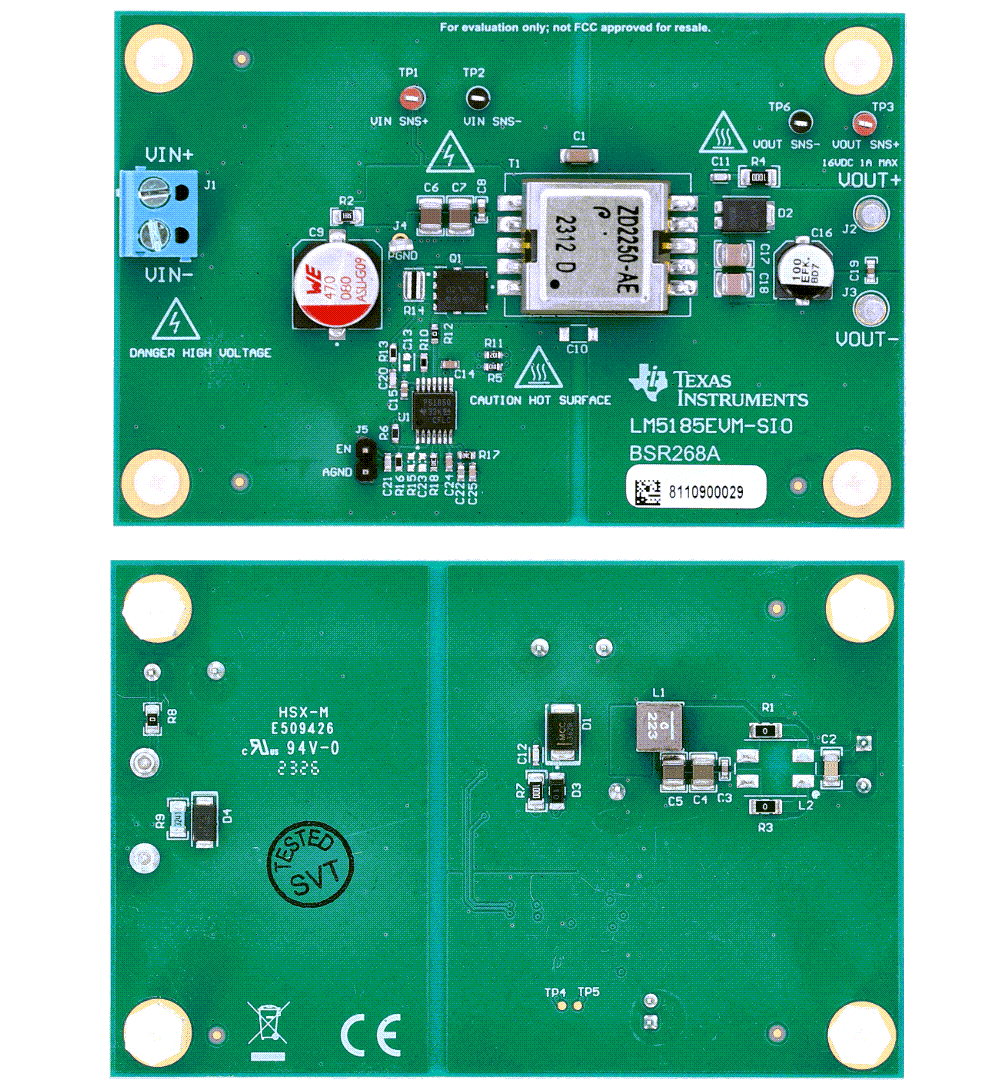 Texas Instruments Module d'évaluation LM5185EVM-SIO