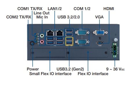 Infographie - Advantech Système compact sans ventilateur MIC-770 V3