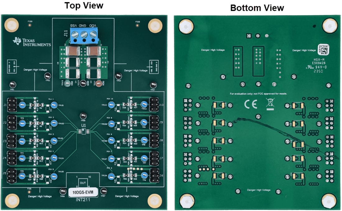 Plan mécanique - Texas Instruments Module d'évaluation (EVM) de commutateur TMUX-10DGS-EVM